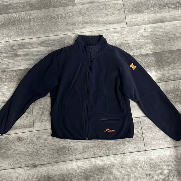 Gear For Sports Jackets & Coats Fighting Illini Illinois Navy Zip Down Jacket Poshmark